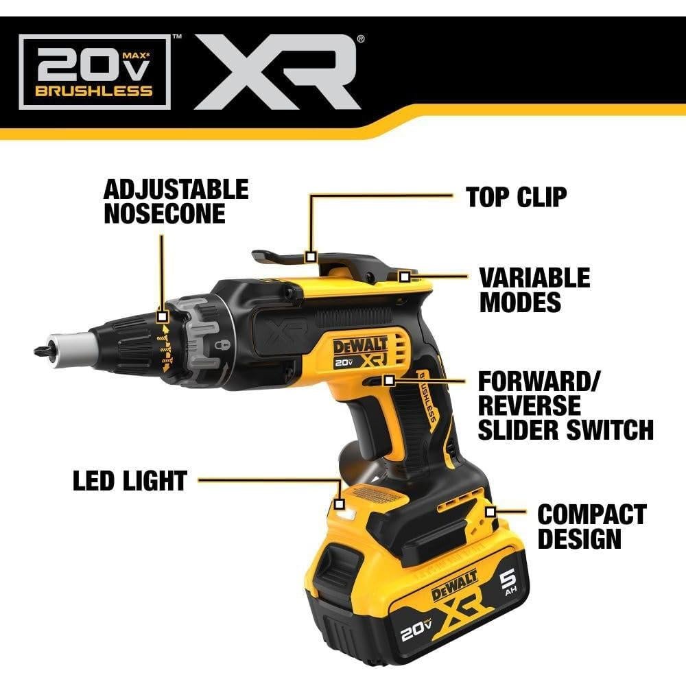 Kit DEWALT 20V MAX XR Pistola Tornillos y Destornillador Impacto
