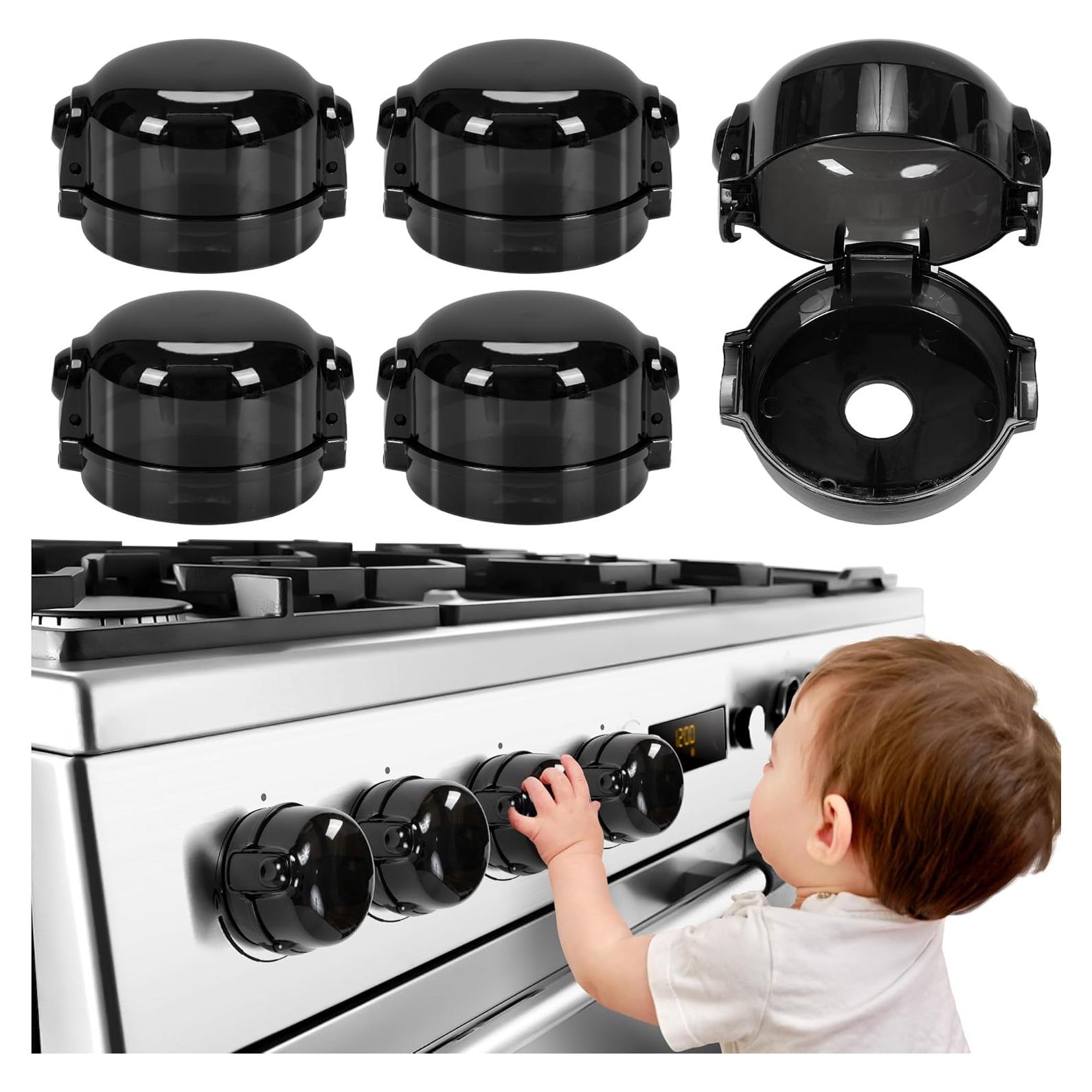 Cubiertas de Seguridad para Perillas de Estufa XNGPALM, 5 Pzas