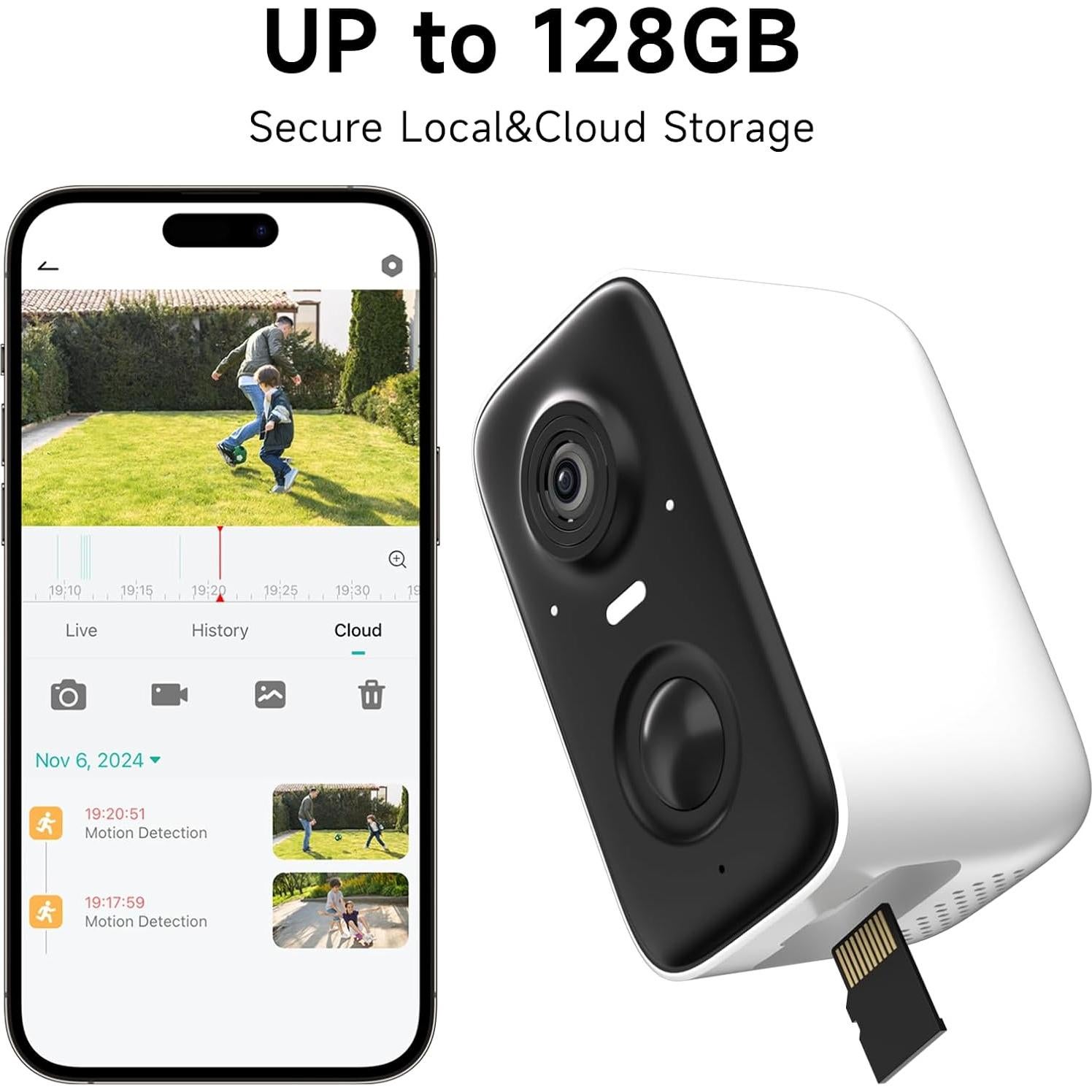 Cámara de Seguridad Rraycom Inalámbrica 2K con Batería