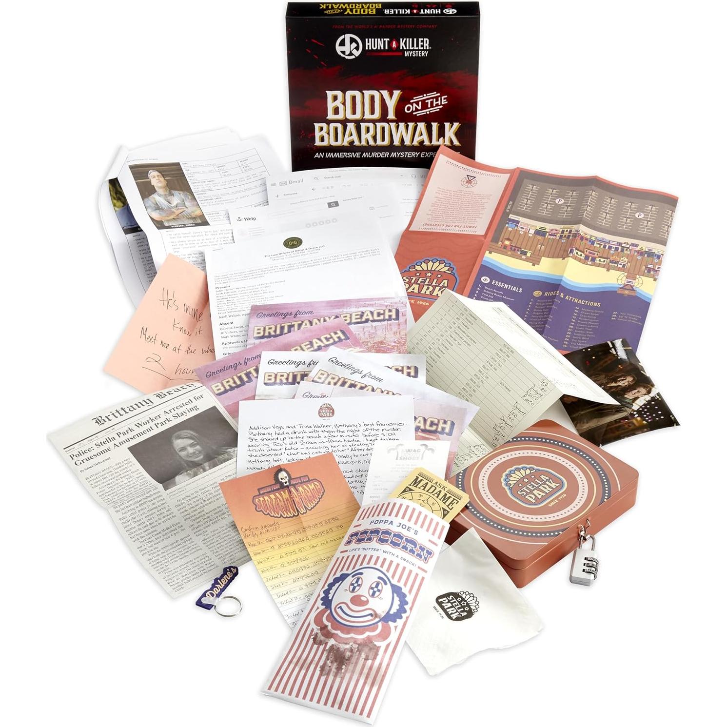 Caza a un Asesino: Cuerpo en el Paseo Marítimo - Juego de Misterio