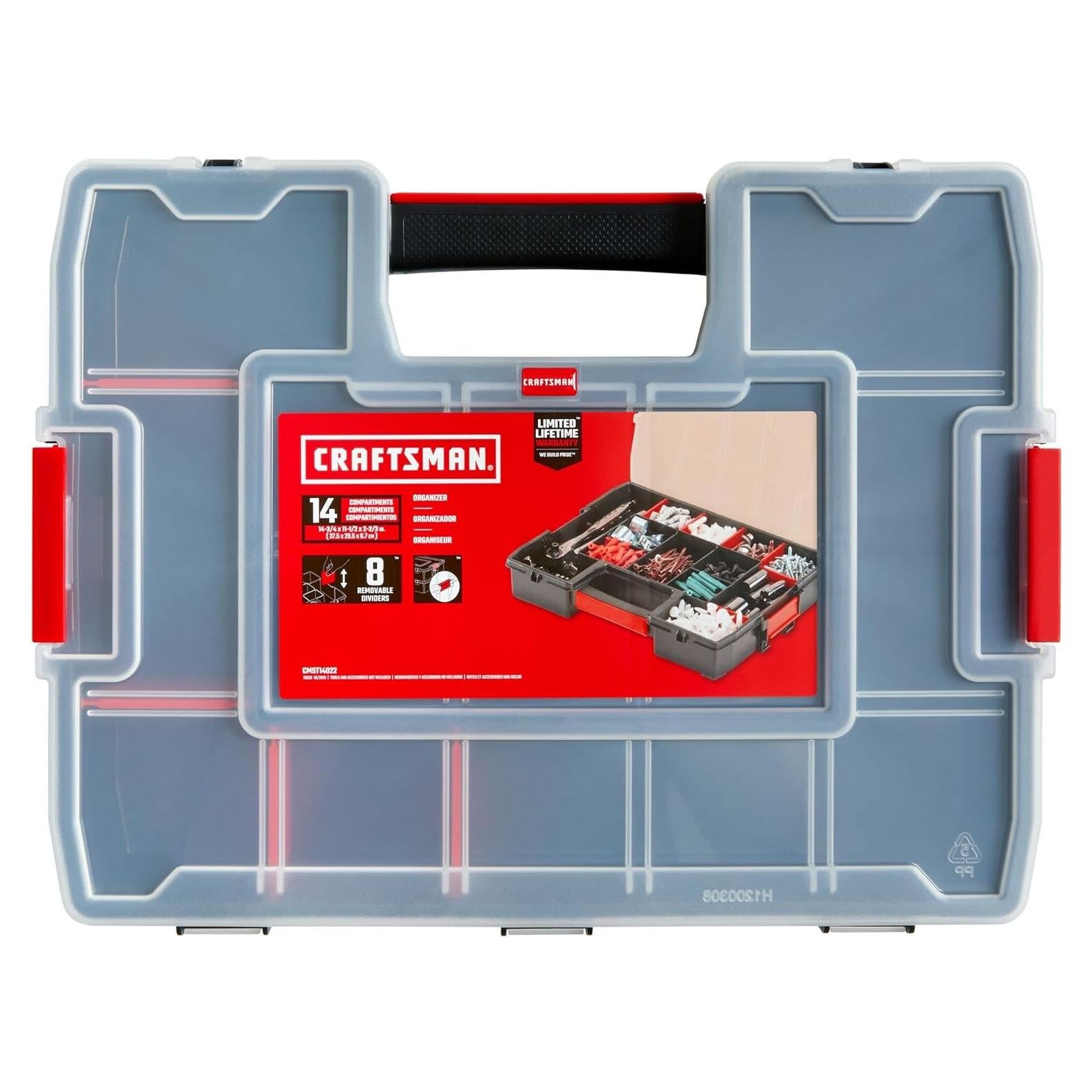 Organizador de Herramientas CRAFTSMAN 2 Paquetes 14 Compartimentos