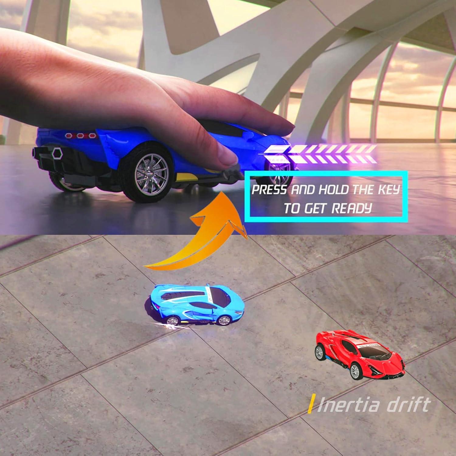 Coches de Deriva Inercia Johehe 2 Paquete para Niños 3-6 Años