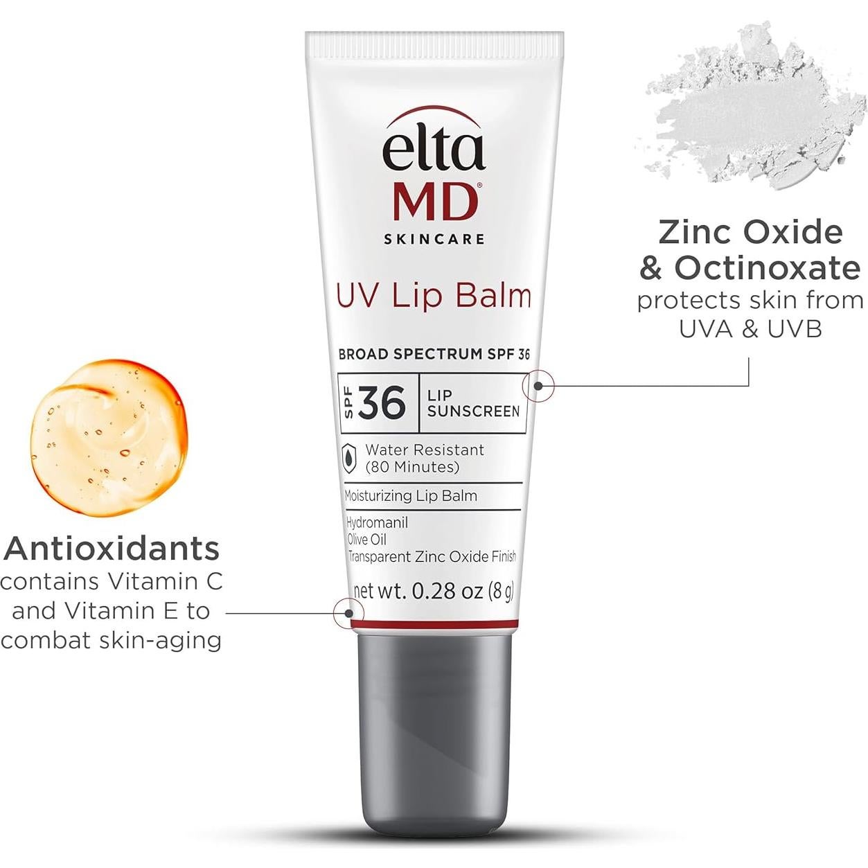 Bálsamo Labial EltaMD con Protector Solar 7.87g Hidrata y Protege