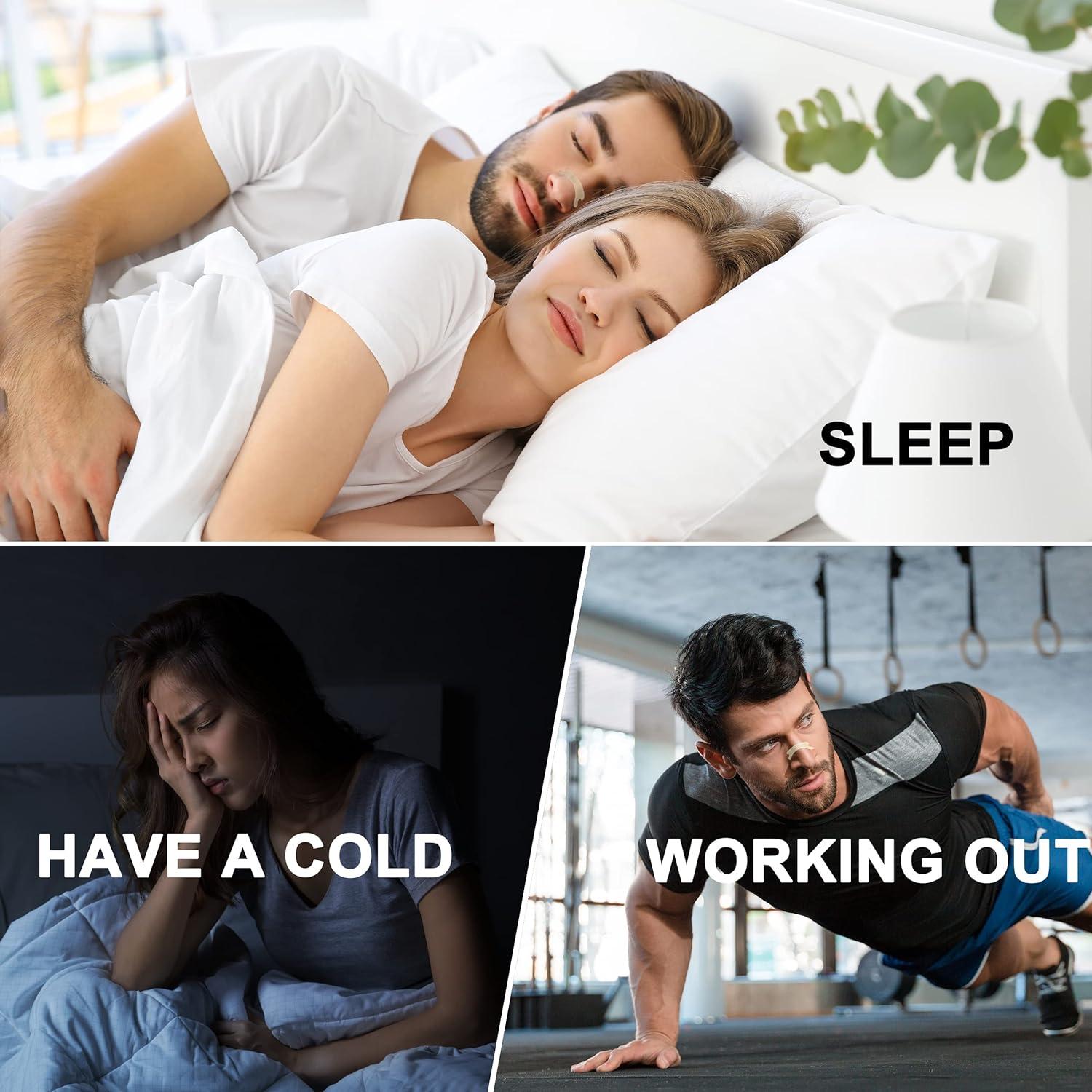 Tiras Nasales UPMOSTEK Anti Ronquidos 120 Unidades Alivio Congestión