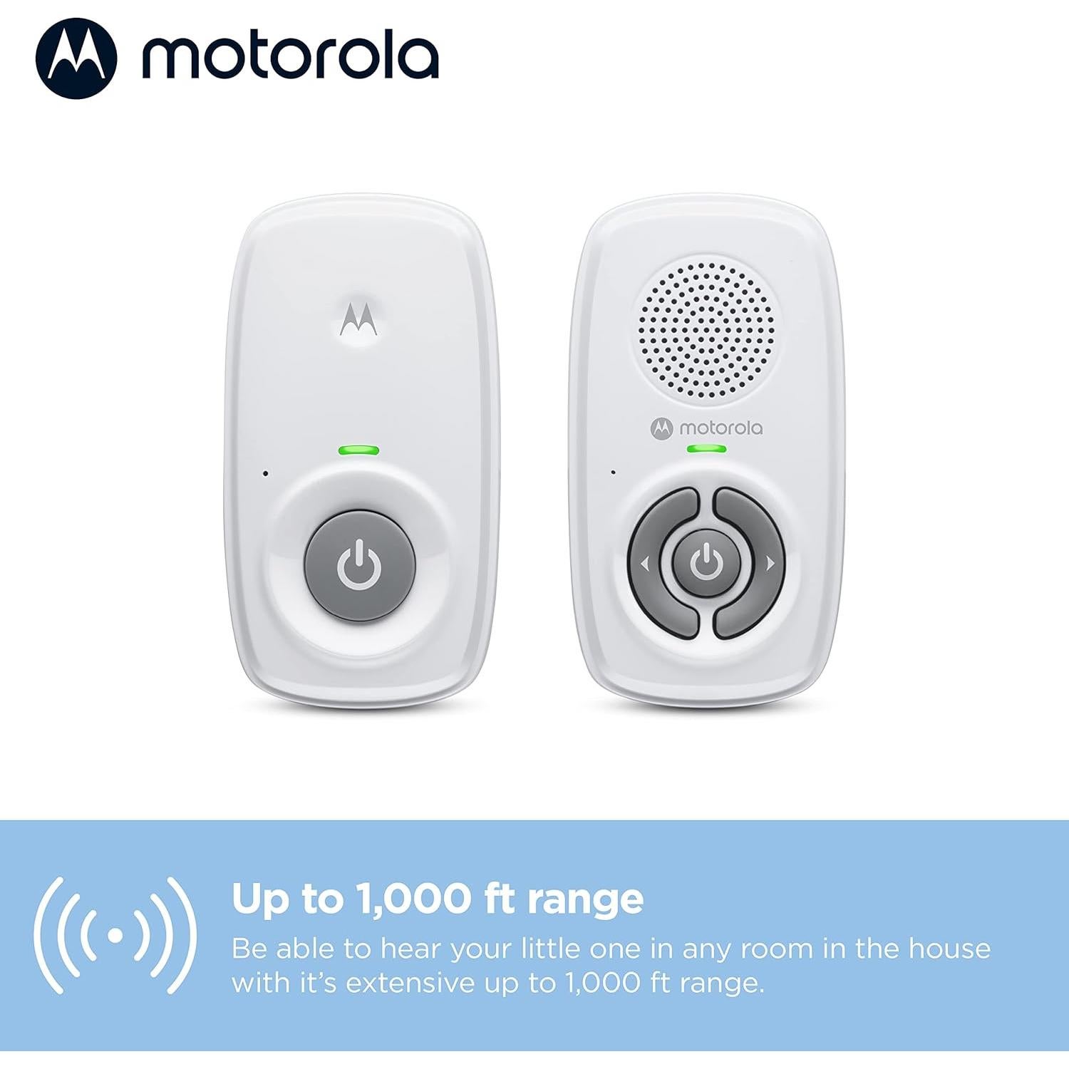 Monitor de Bebé de Audio Motorola AM21 - Alcance 304.8m