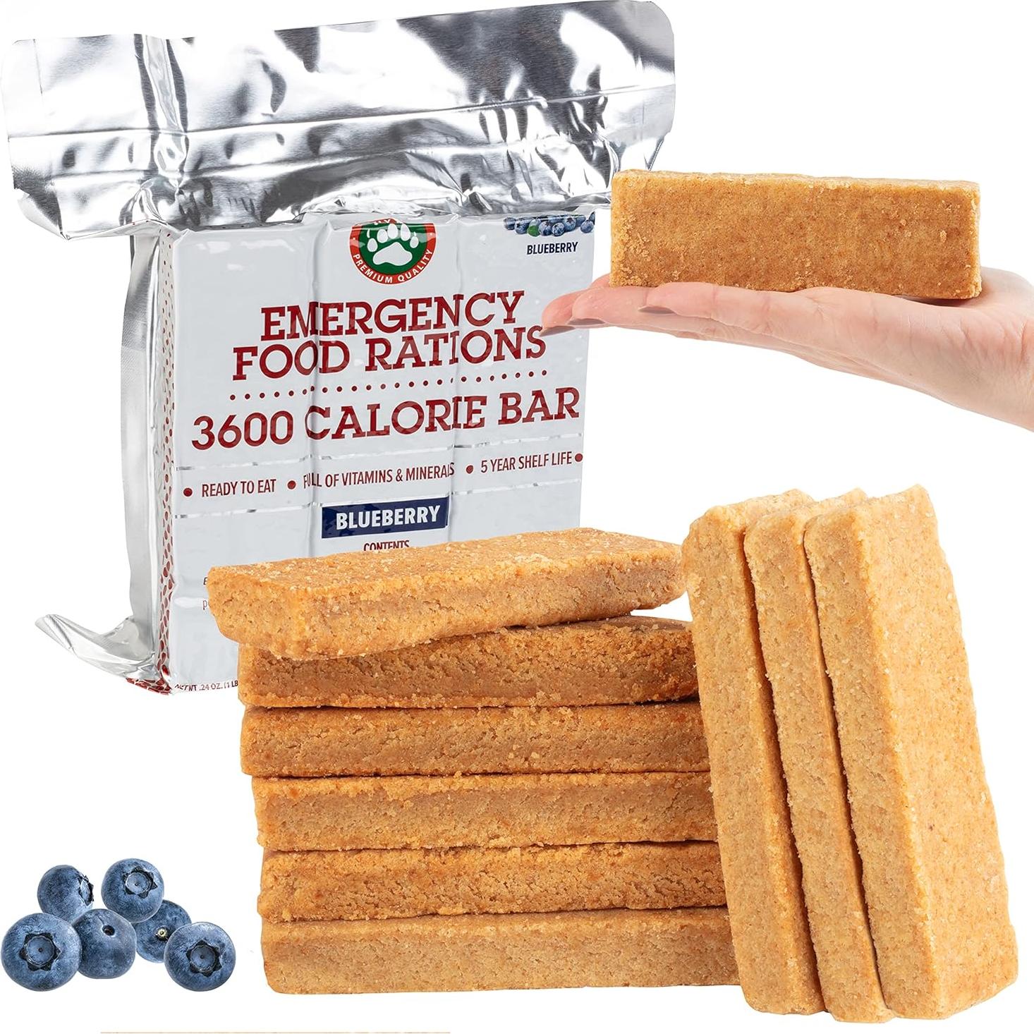 Raciones de Comida de Emergencia Grizzly Gear - 3600 Calorías