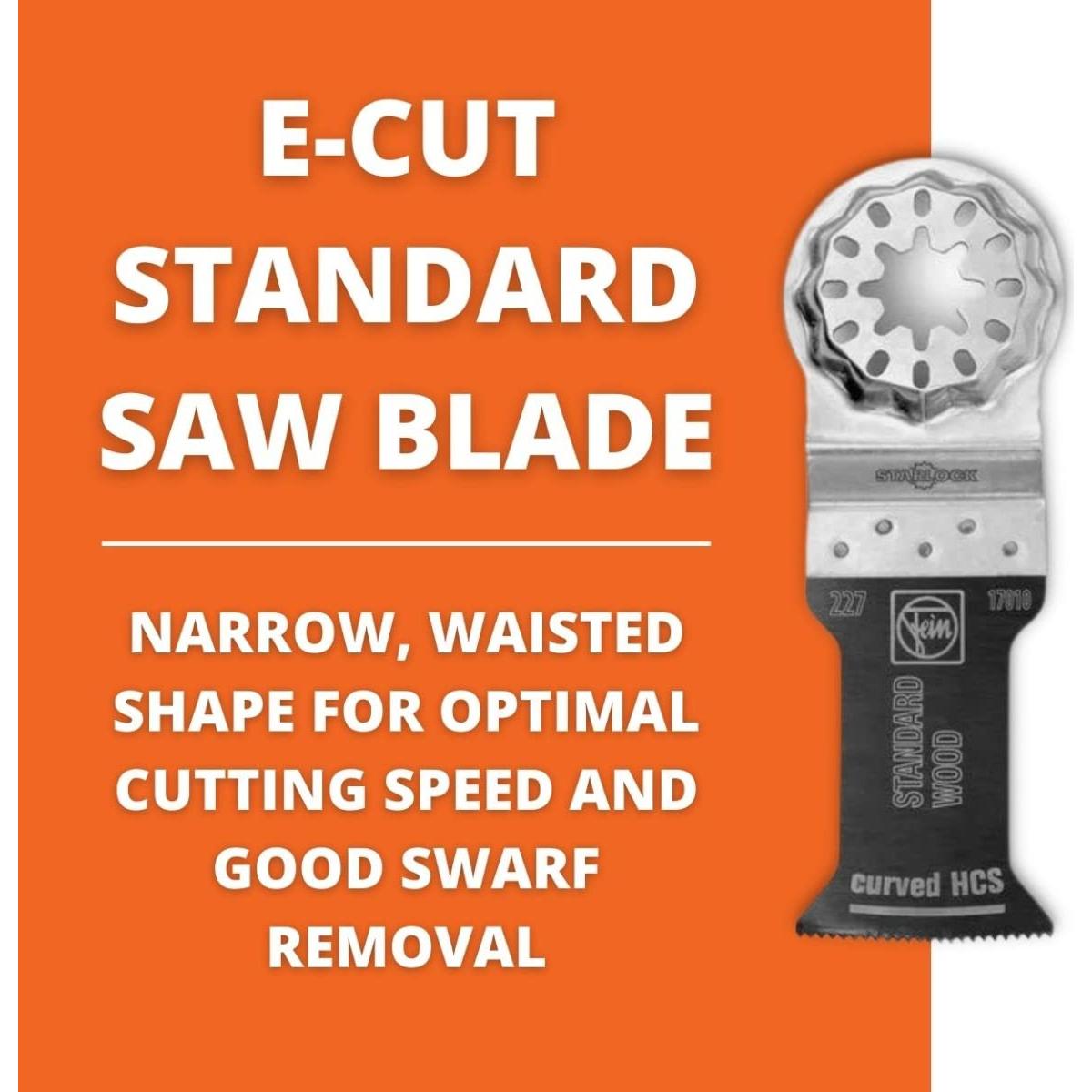 Hoja de sierra curvada Fein Starlock E-Cut 3.49 cm - Corte preciso