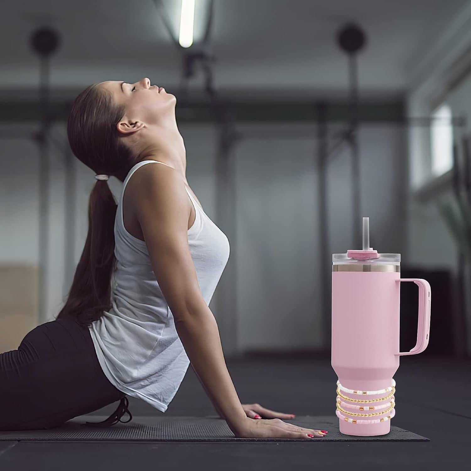 Accesorios para Copa Stanley Ceoyiler Rosa 5 Piezas 1.18L 0.89L