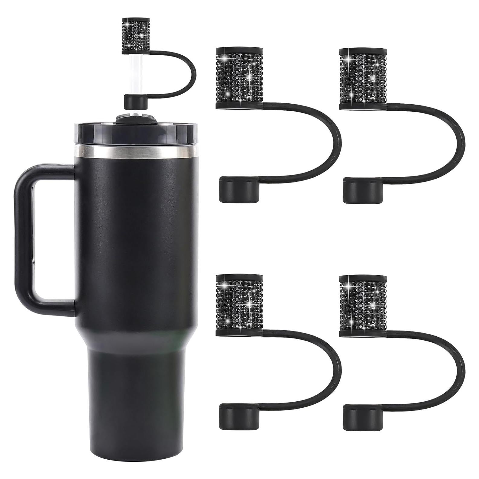 Juego de Accesorios para Taza Stanley 4Pcs Cubiertas de Paja 30/40oz