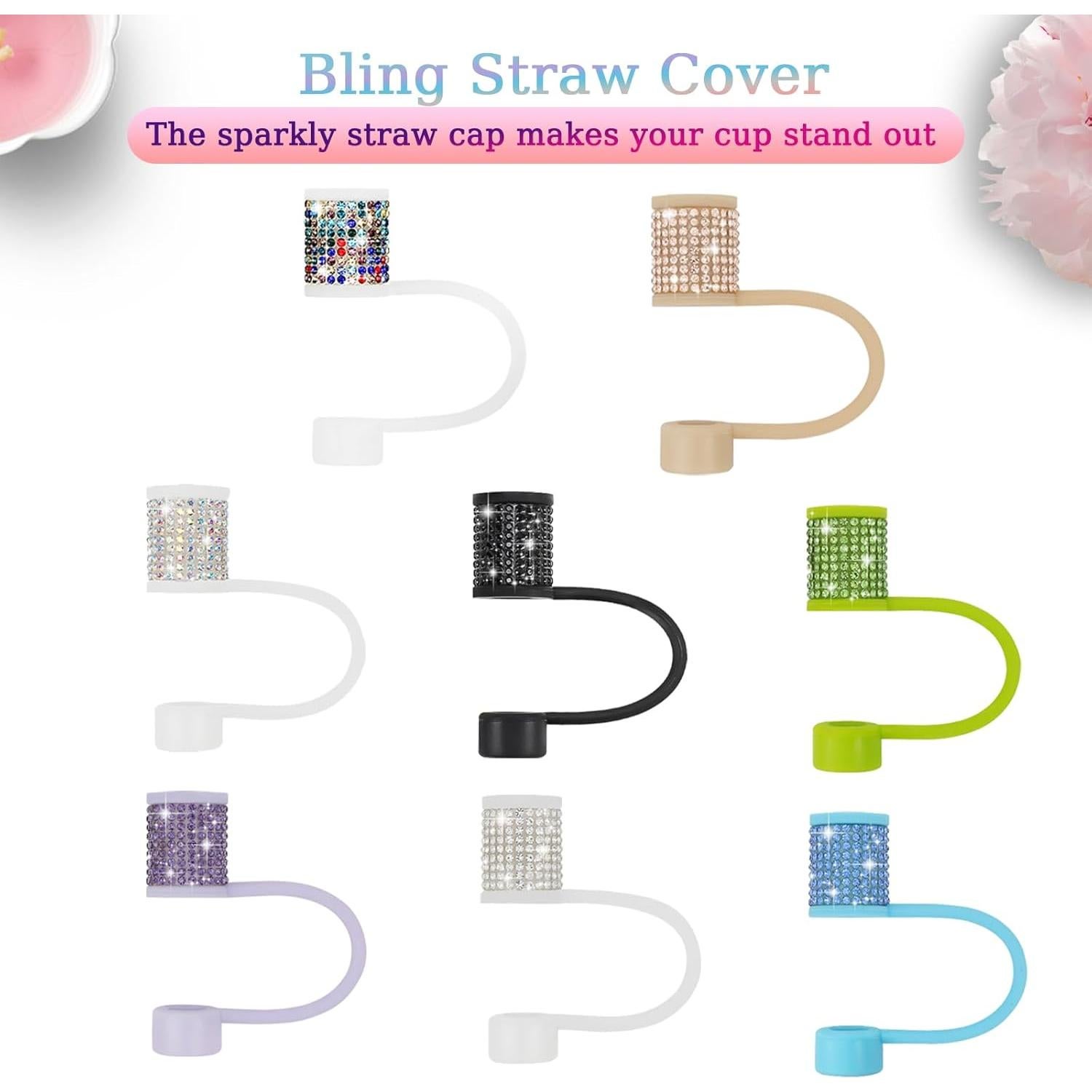 Juego de Accesorios para Taza Stanley 4Pcs Cubiertas de Paja 30/40oz