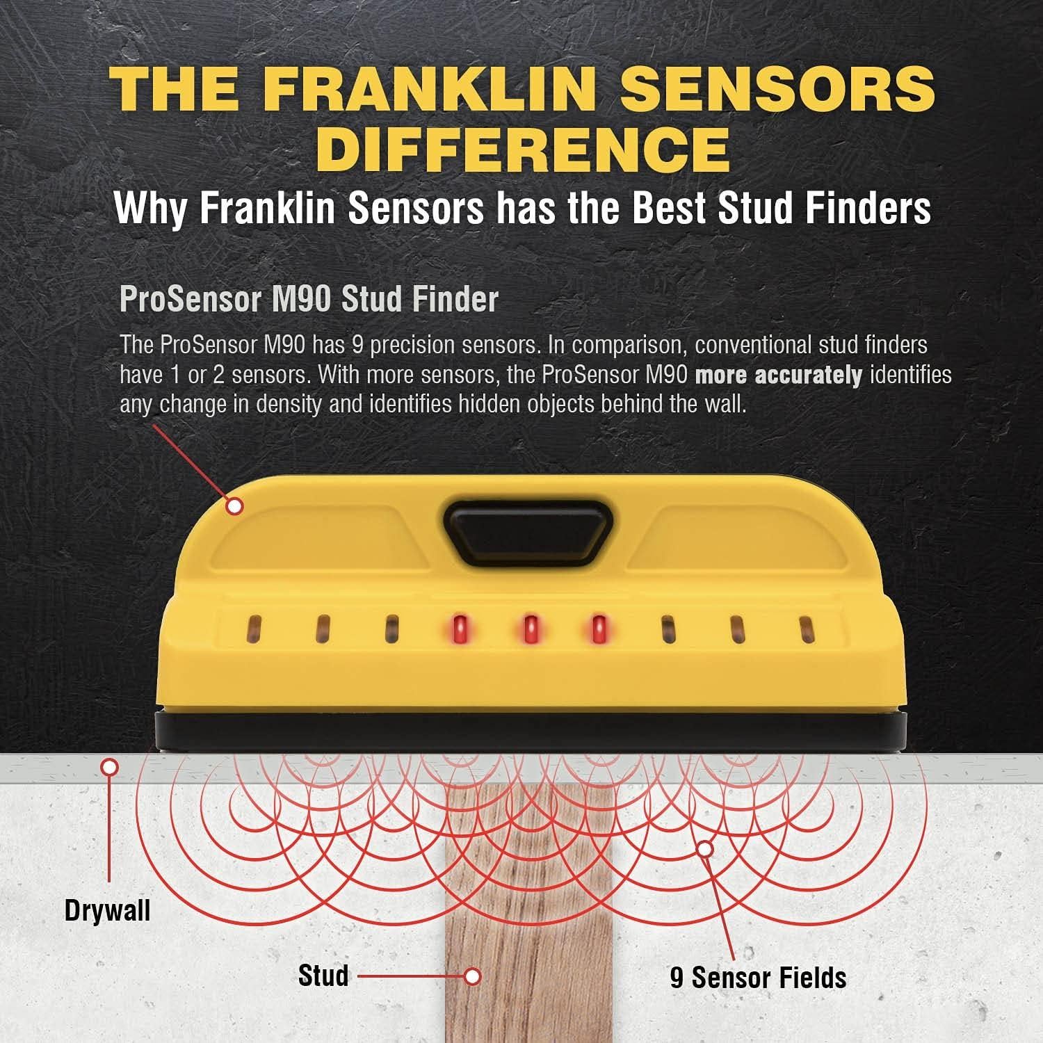 Buscador de Estudio Franklin Sensors ProSensor M90 9 Sensores