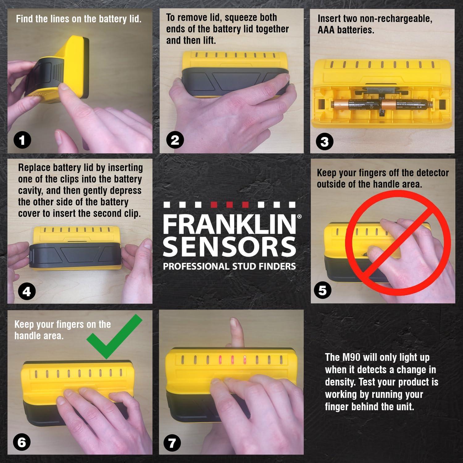 Buscador de Estudio Franklin Sensors ProSensor M90 9 Sensores