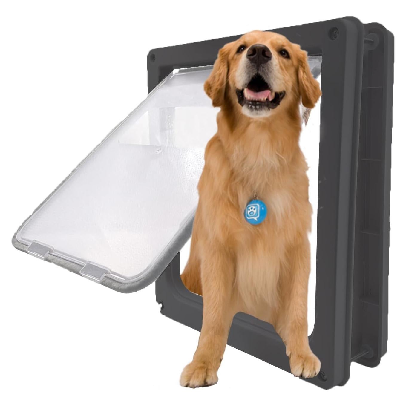 Puerta para Perros Grande Grestorm 42.93x35.31cm Magnética