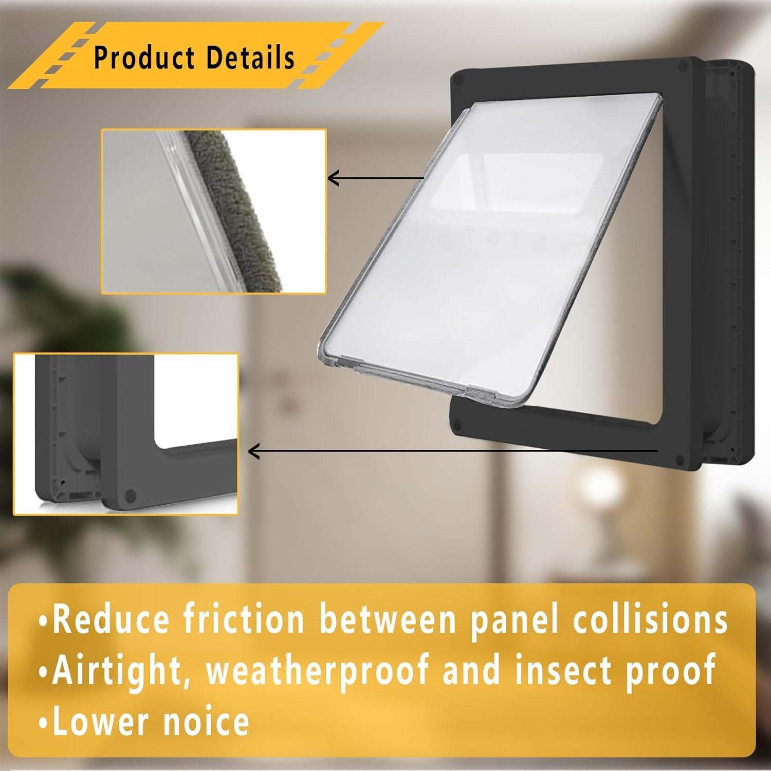 Puerta para Perros Grande Grestorm 42.93x35.31cm Magnética