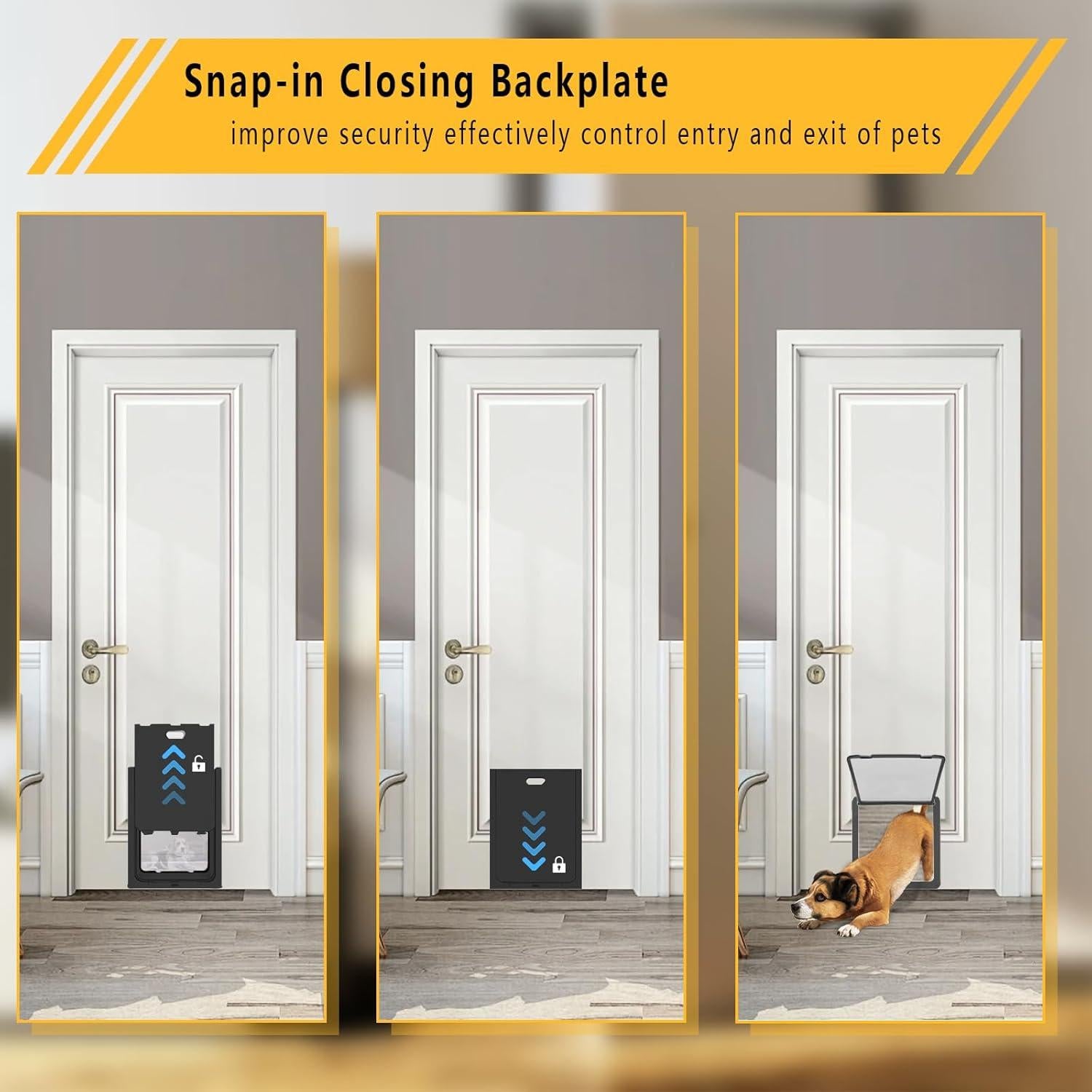 Puerta para Perros Grande Grestorm 42.93x35.31cm Magnética