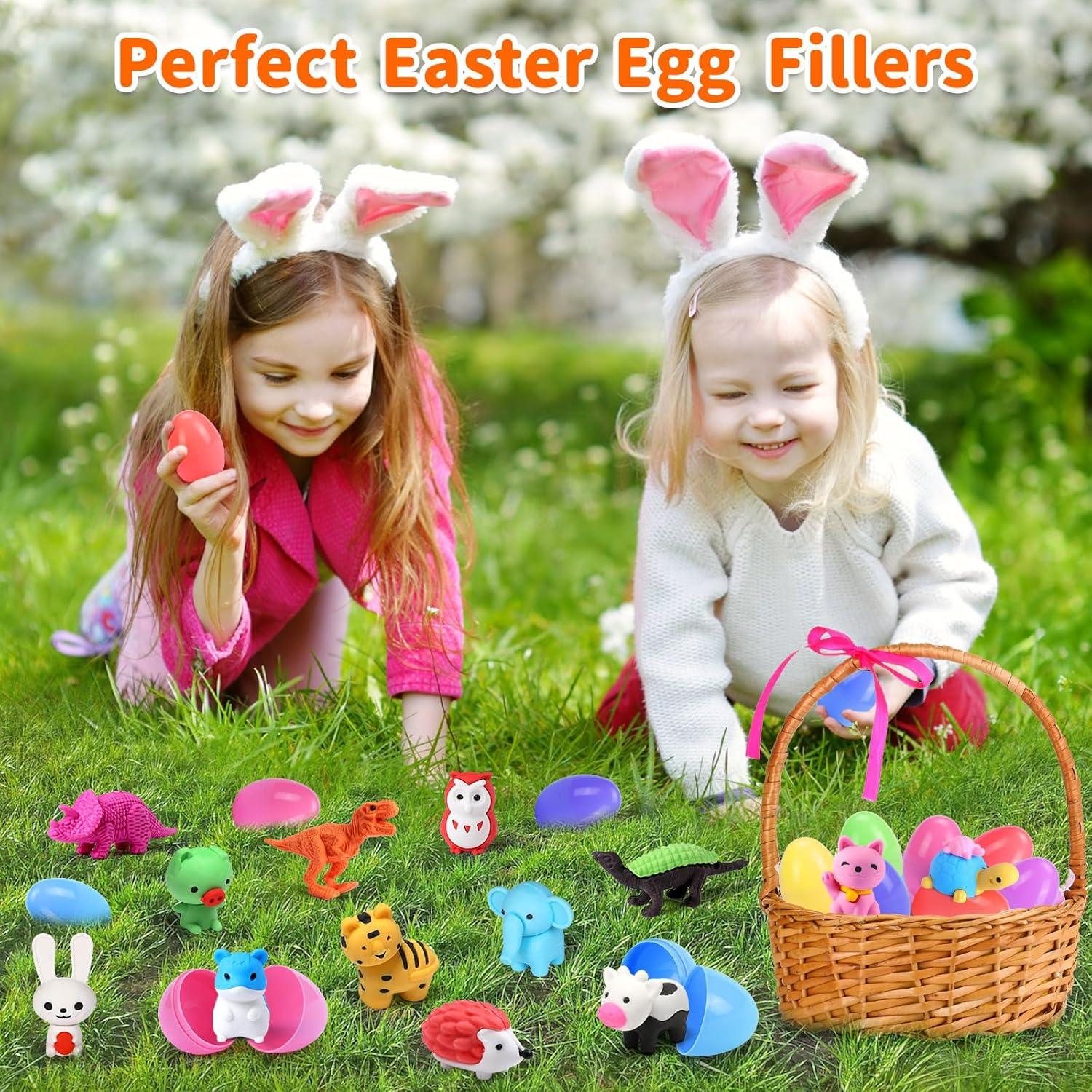 Gomas de Borrar 3D Arscniek - 40 Piezas Animales y Comida