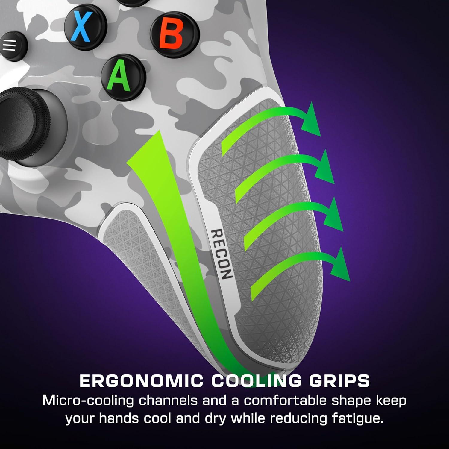 Turtle Beach Recon Controller Wired Game Controller Officially Licensed for Xbox Series X, Xbox Series S, Xbox One & Windows - Audio Enhancements, Remappable Buttons, Superhuman Hearing – Arctic Camo