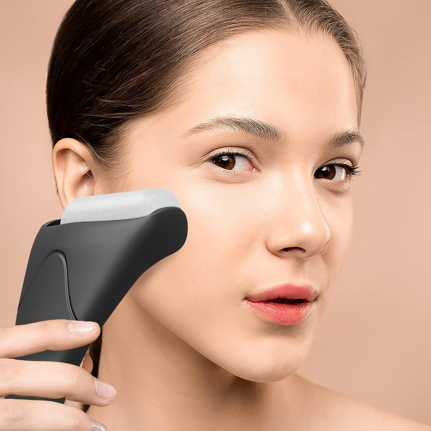 Juego de Rodillo de Hielo y Gua Sha Albatross para Cuidado Facial