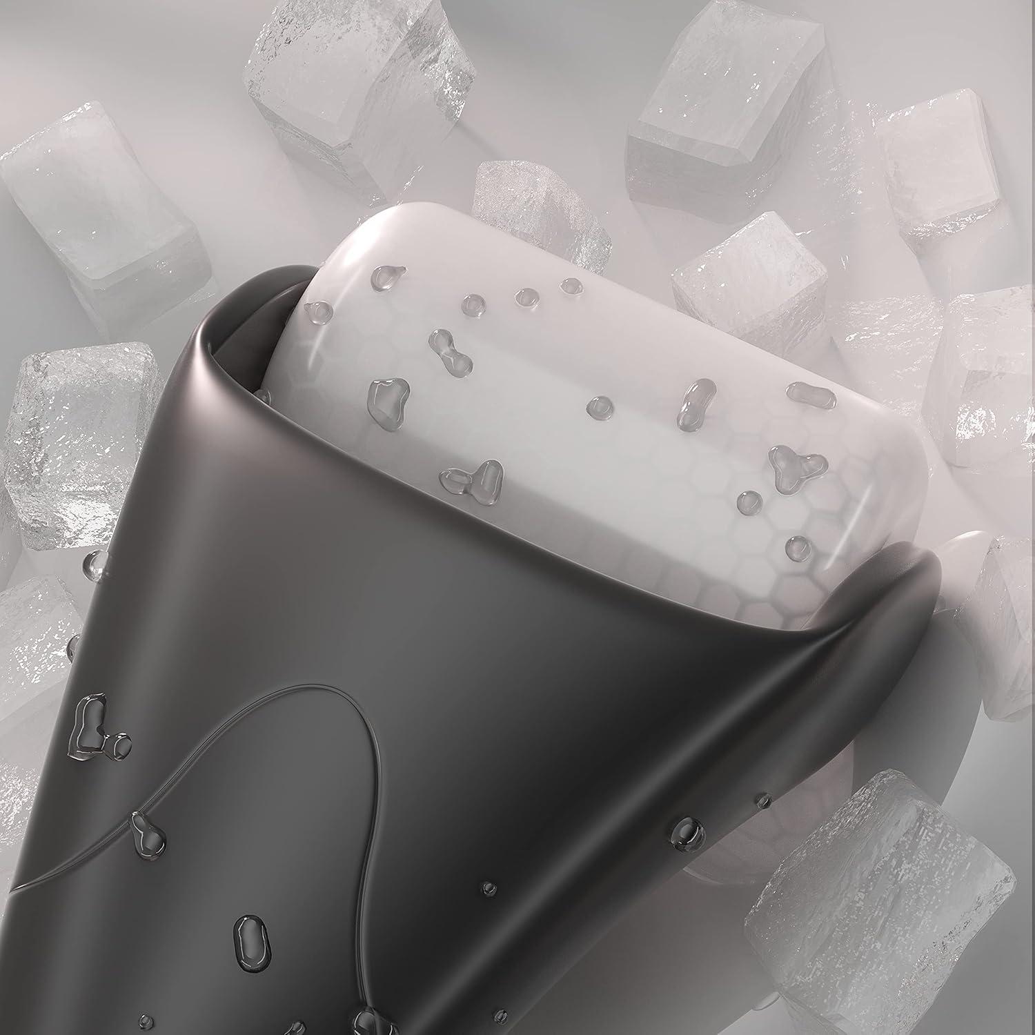 Juego de Rodillo de Hielo y Gua Sha Albatross para Cuidado Facial