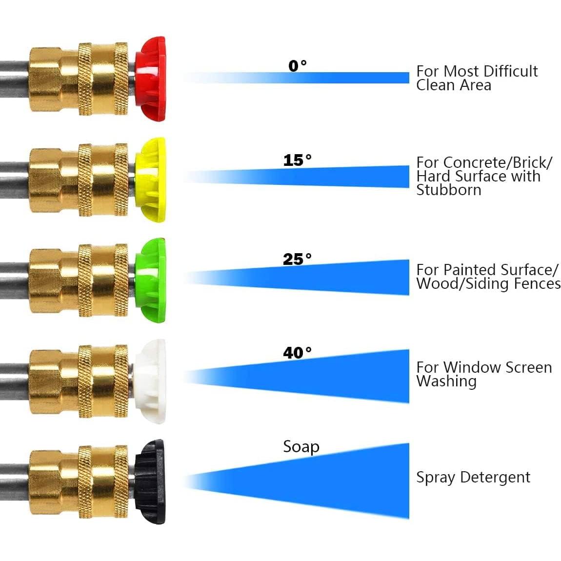 Electric Pressure Washer, Harigal 4000 Max PSI, 2.6 GPM Power Washer Machine with Surface Cleaner Hose Reel, 5 Quick-Connect Nozzles, Spray Gun, Brush for Car/Patio/Driveways Cleaning (Orange)