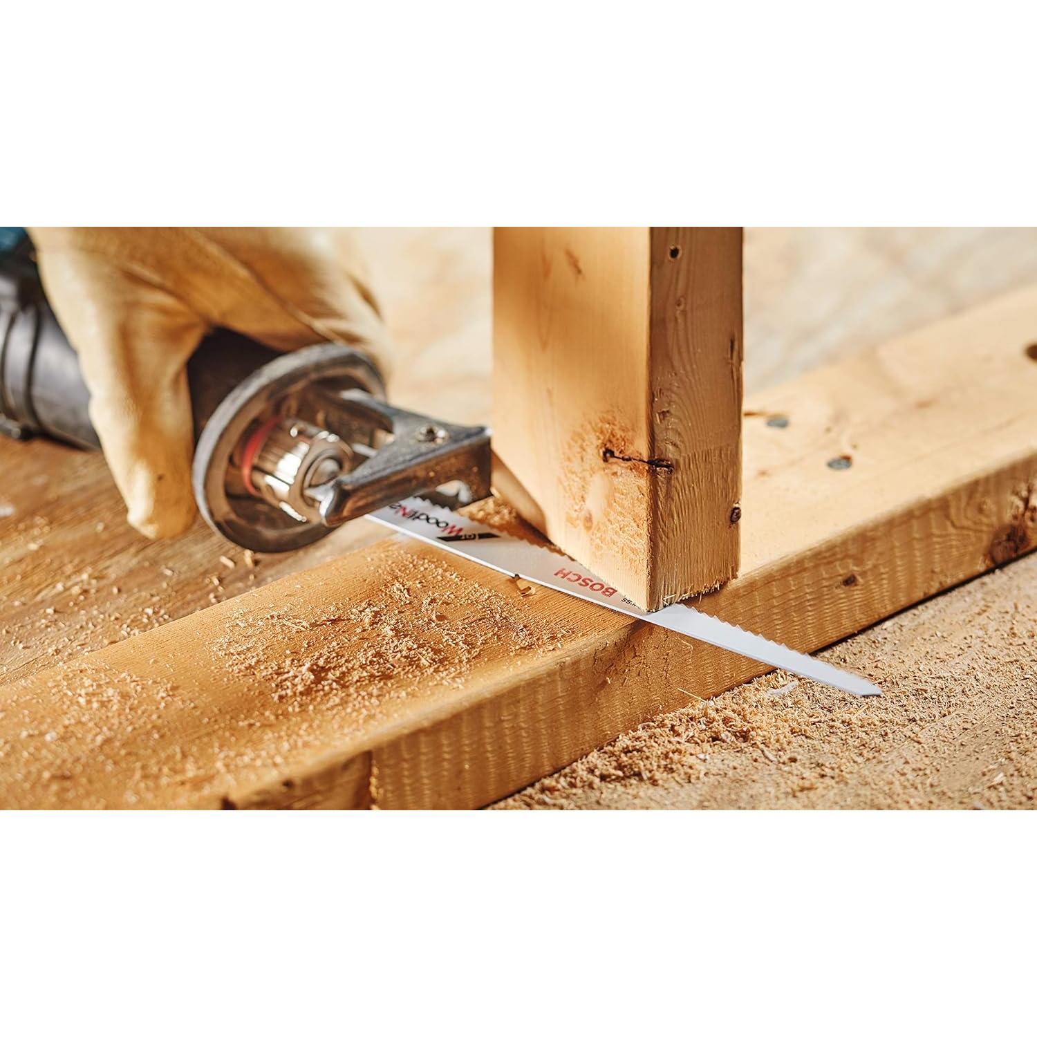 Juego de 8 Hojas de Sierra Recíproca BOSCH RSAP8PK - Metal y Madera