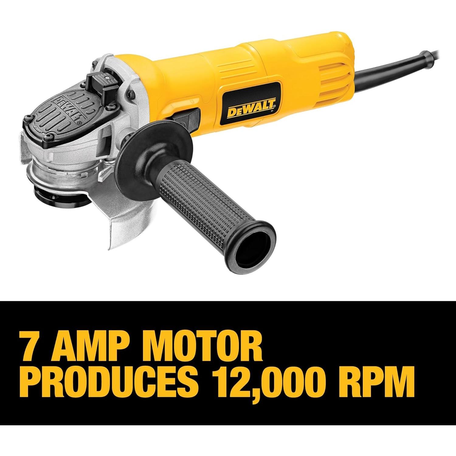 DEWALT Angle Grinder, One-Touch Guard, 4-1/2 -Inch (DWE4011)