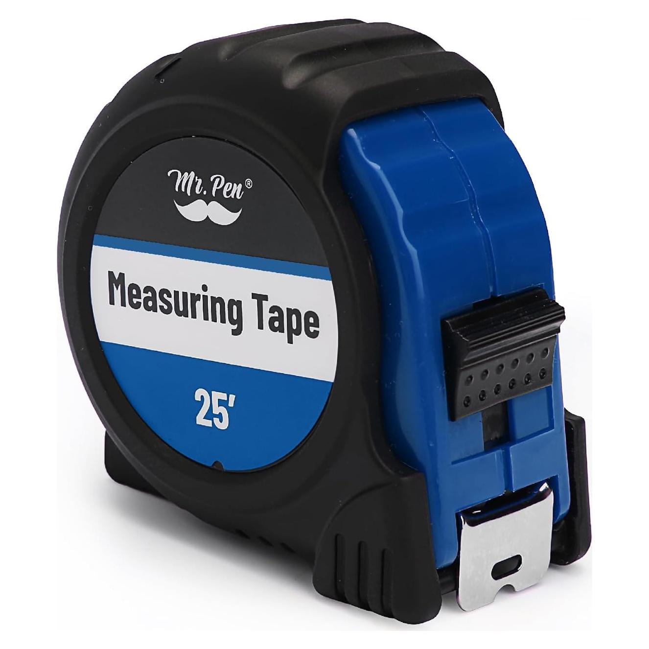 Cinta Métrica Mr. Pen 7.62m Acero Azul Oscuro con Bloqueo