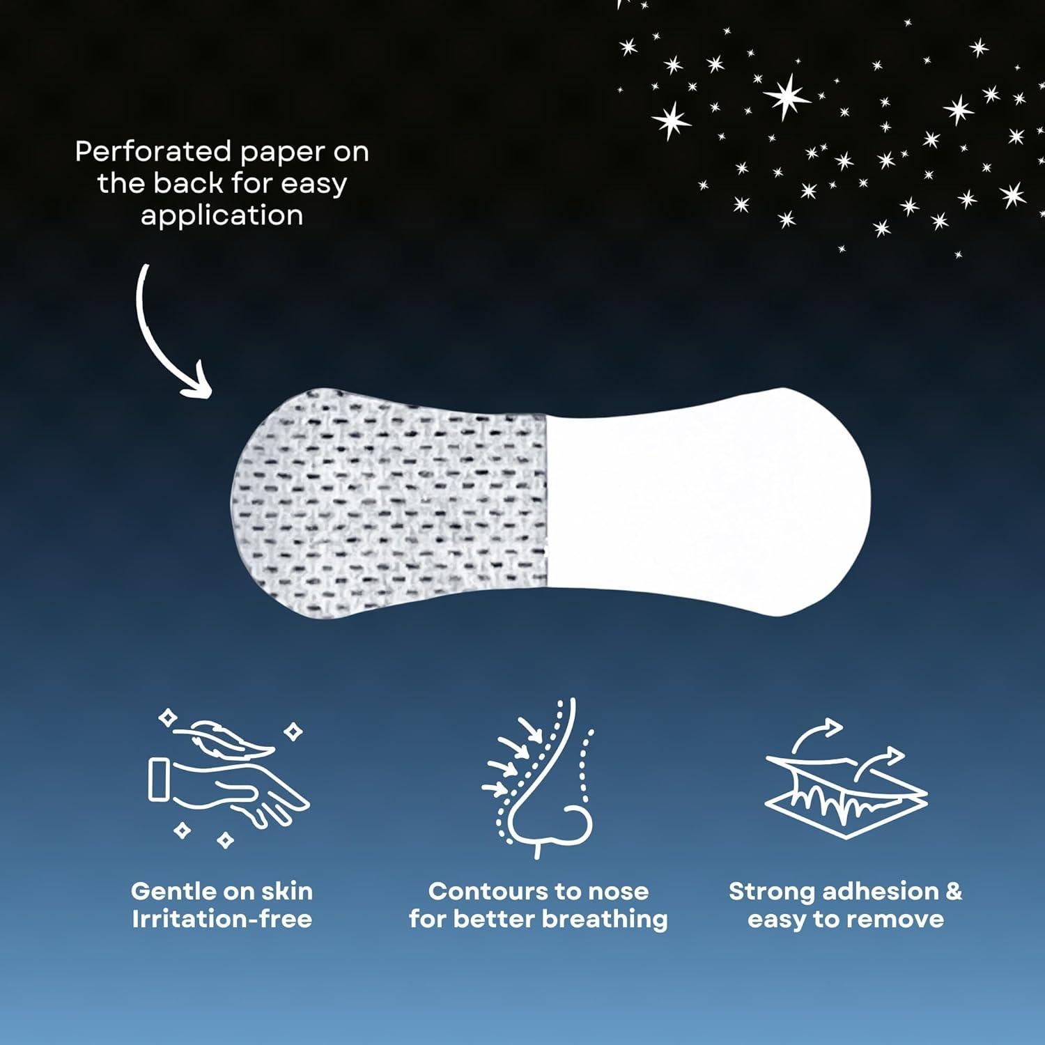 Tiras Nasales Inhale Actually Modern - 30 Unidades para Dormir