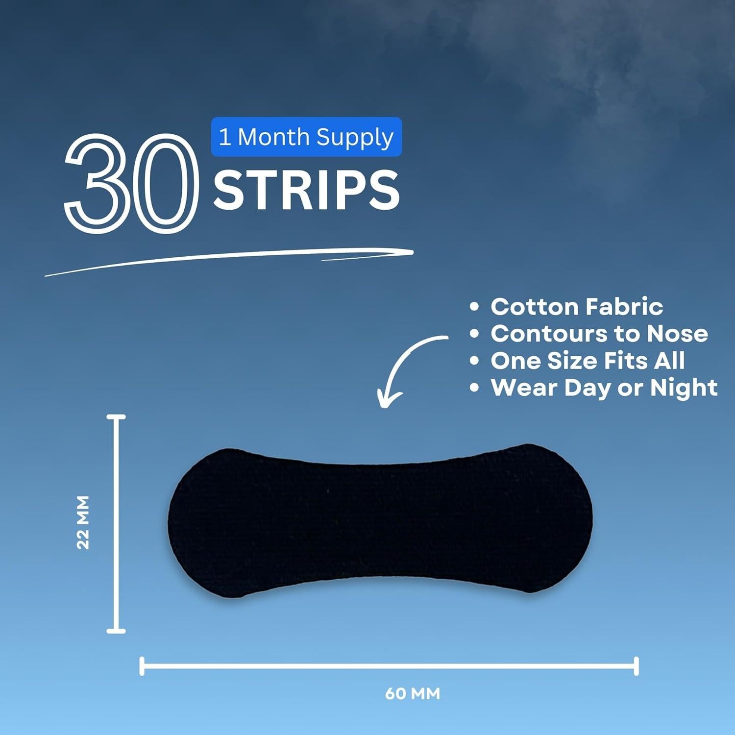 Tiras Nasales Inhale Actually Modern - 30 Unidades para Dormir