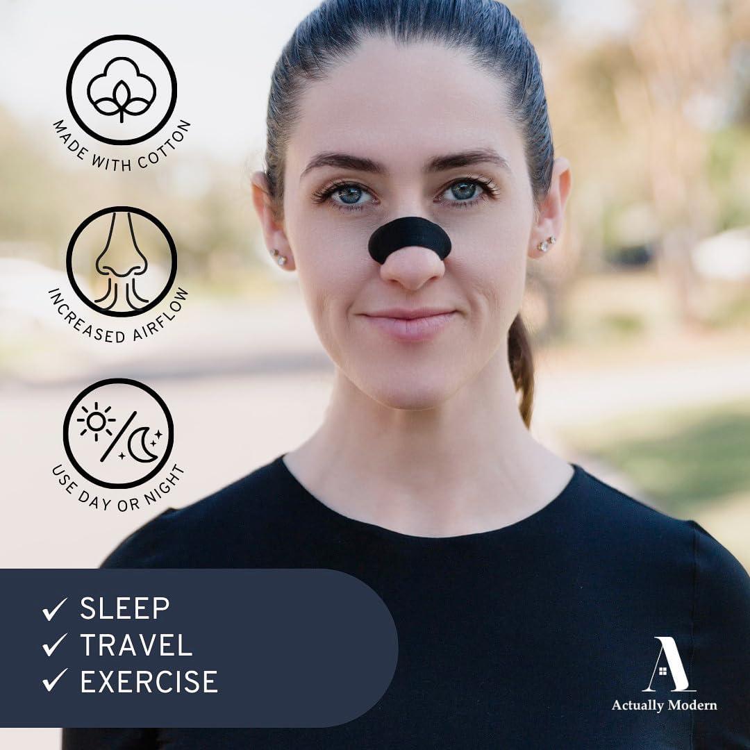 Tiras Nasales Inhale Actually Modern - 30 Unidades para Dormir