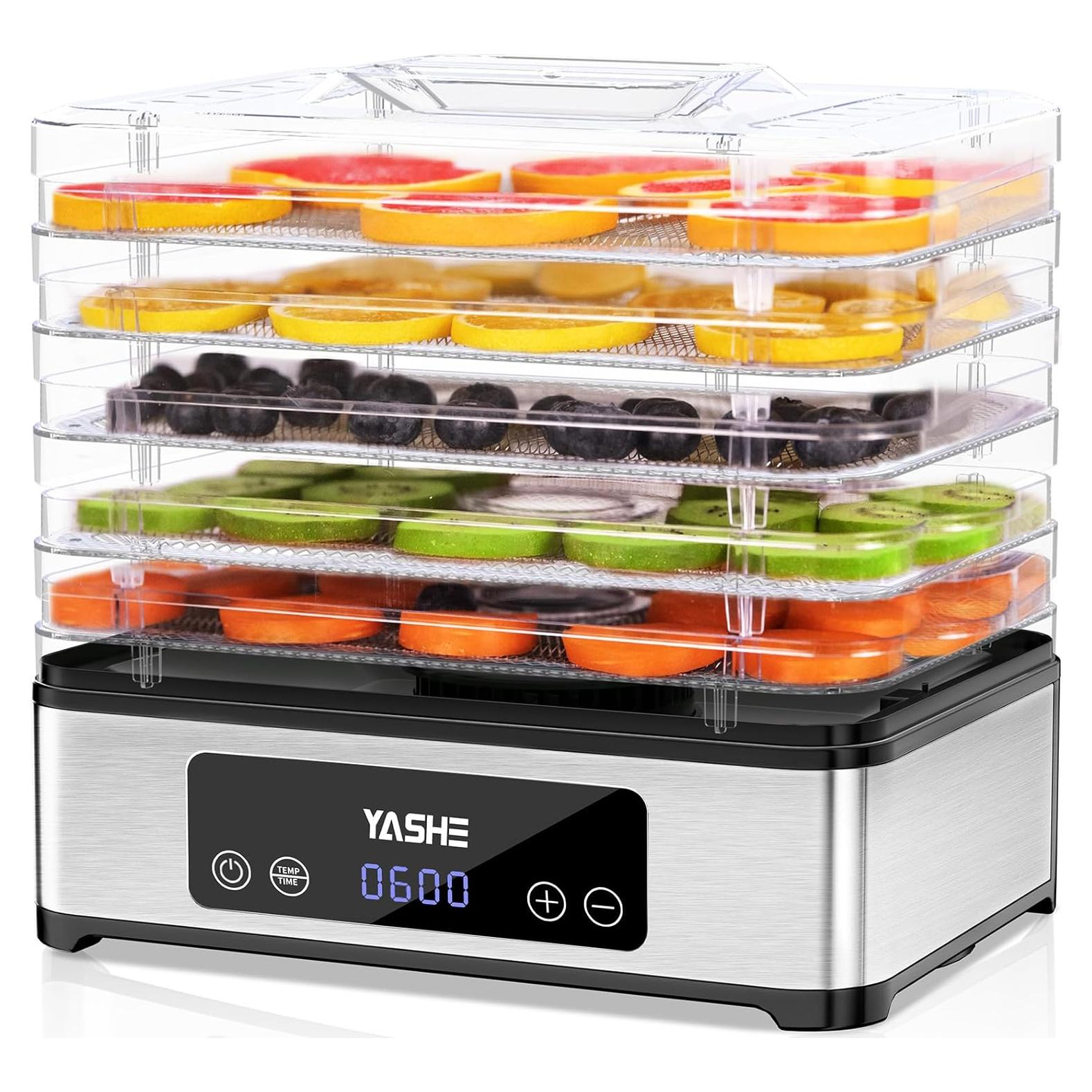 Deshidratador de Alimentos YASHE FD-1019 5 Bandejas 420W