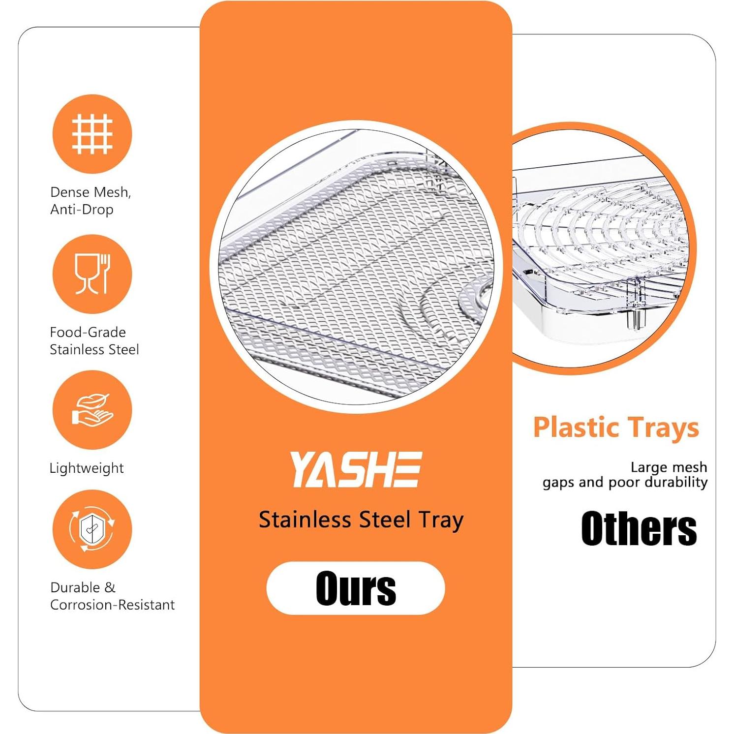 Deshidratador de Alimentos YASHE FD-1019 5 Bandejas 420W