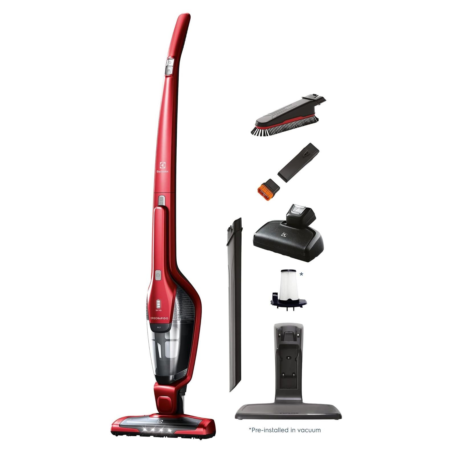 Aspiradora Inalámbrica 2-en-1 Electrolux Ergorapido Pet 48 min