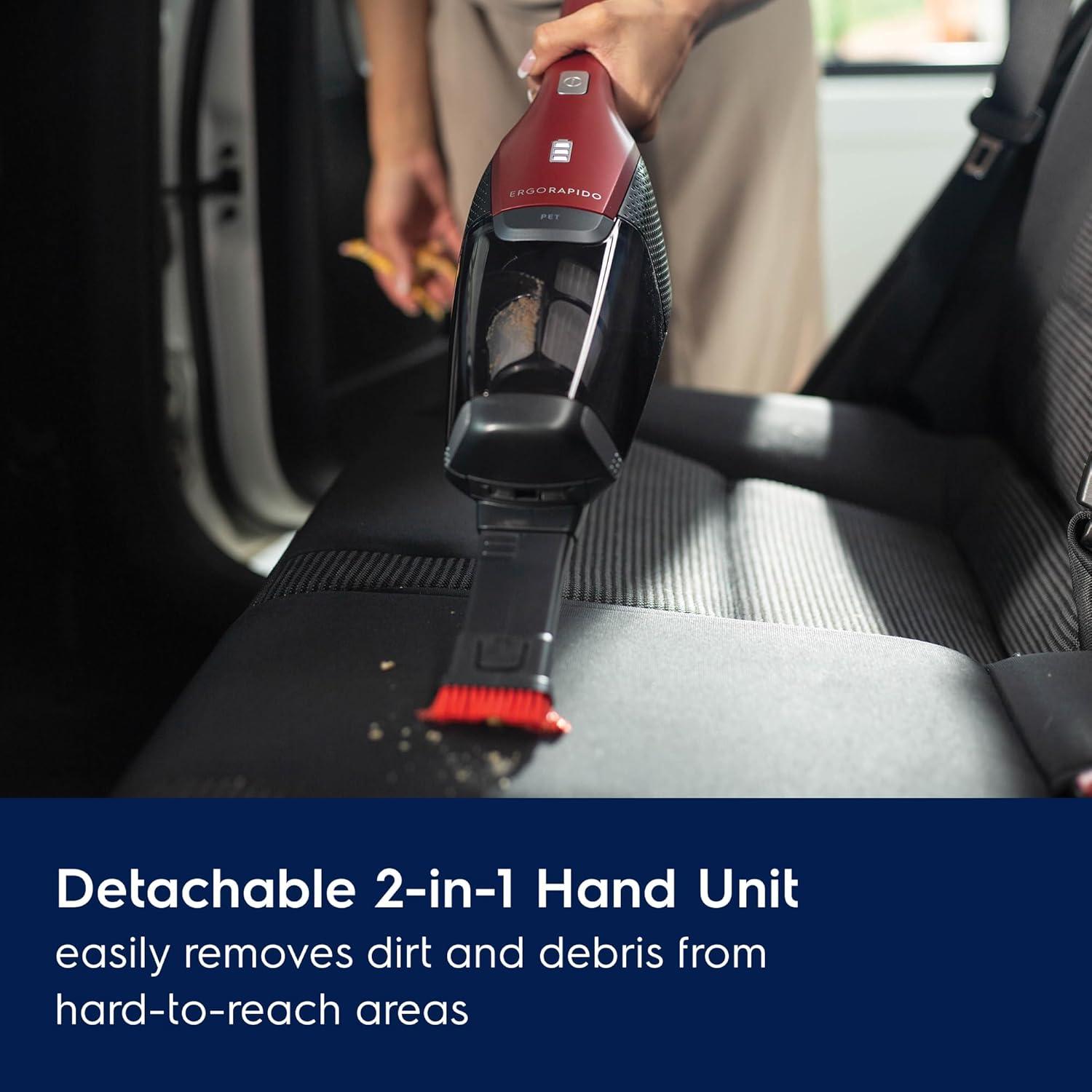 Aspiradora Inalámbrica 2-en-1 Electrolux Ergorapido Pet 48 min