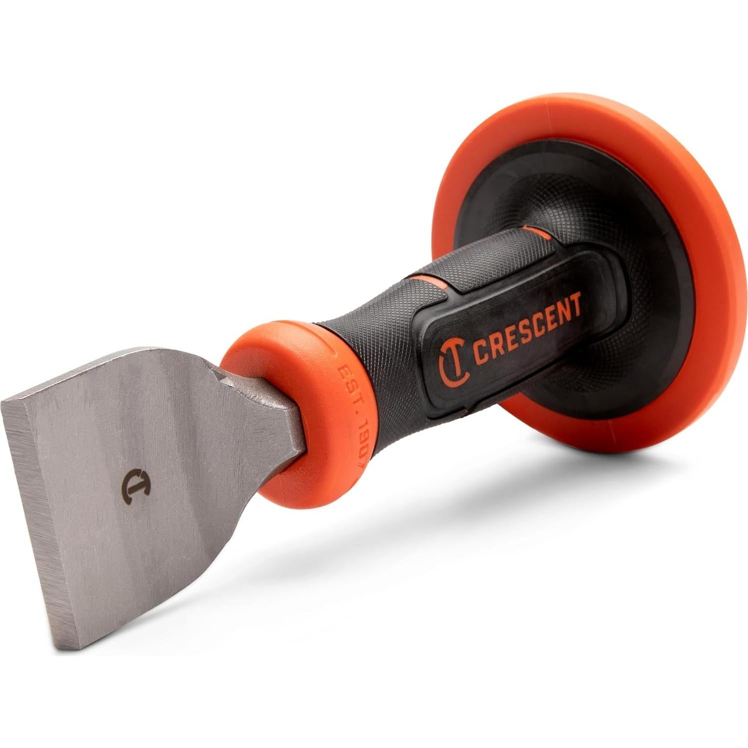 Cincel de mampostería Crescent CMCH214H 2.1x21.6cm con guardamanos