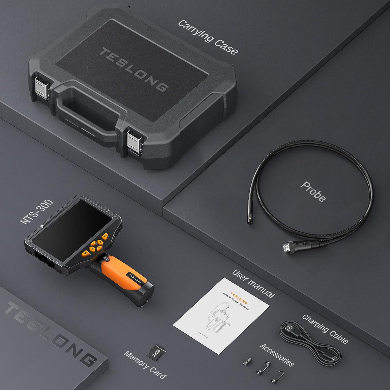 Cámara de Inspección Teslong NTS300 Doble Lente 1m IP67