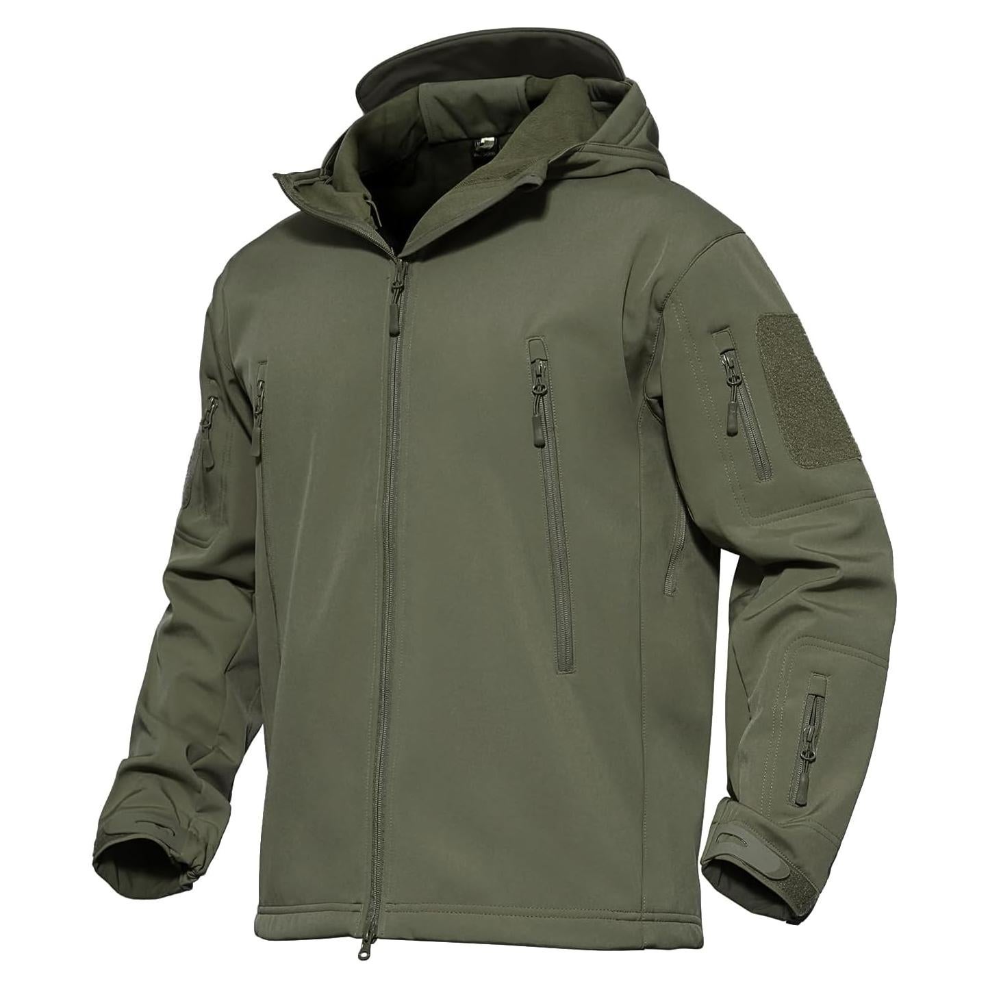 Chaqueta Táctica para Hombre MAGCOMSEN Verde Militar 7 Bolsillos