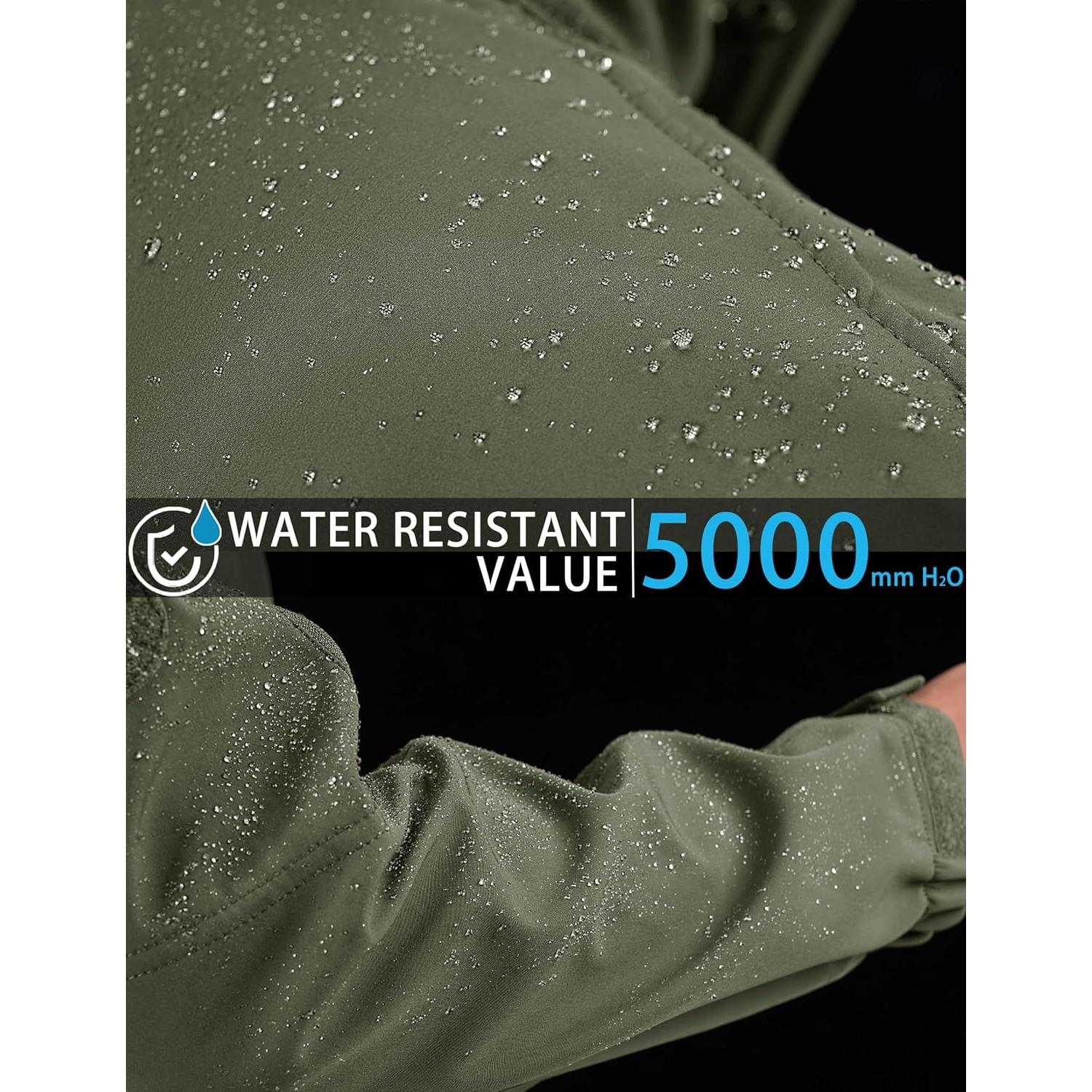 Chaqueta Táctica para Hombre MAGCOMSEN Verde Militar 7 Bolsillos