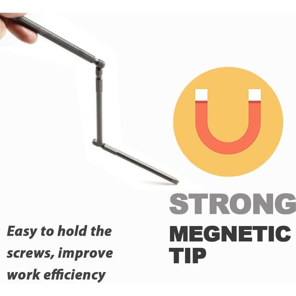 Juego de Puntas de Destornillador VESTTIO 10 Piezas Acero S2