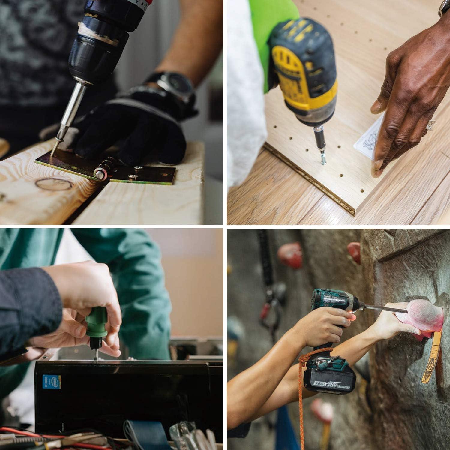 Juego de Puntas de Destornillador VESTTIO 10 Piezas Acero S2