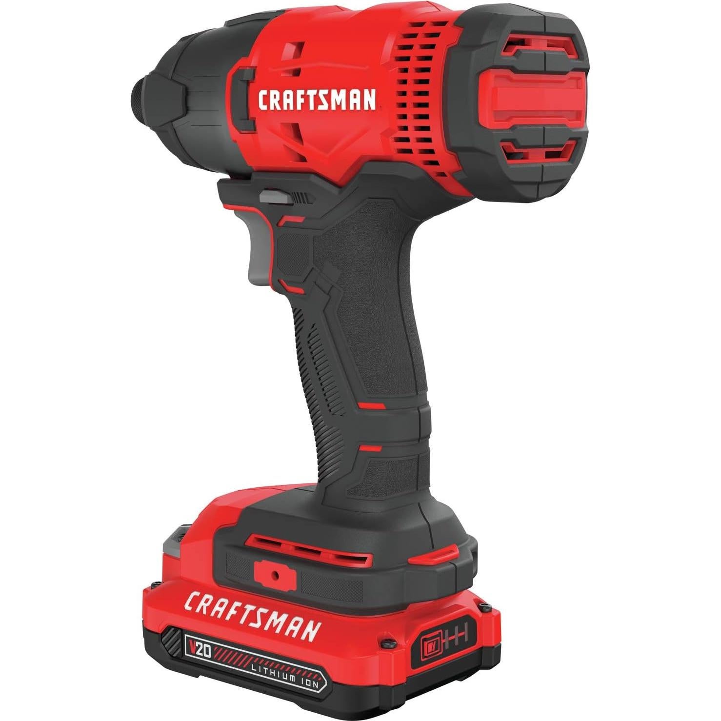 Destornillador de Impacto CRAFTSMAN 20V MAX 1/4" 2800 RPM