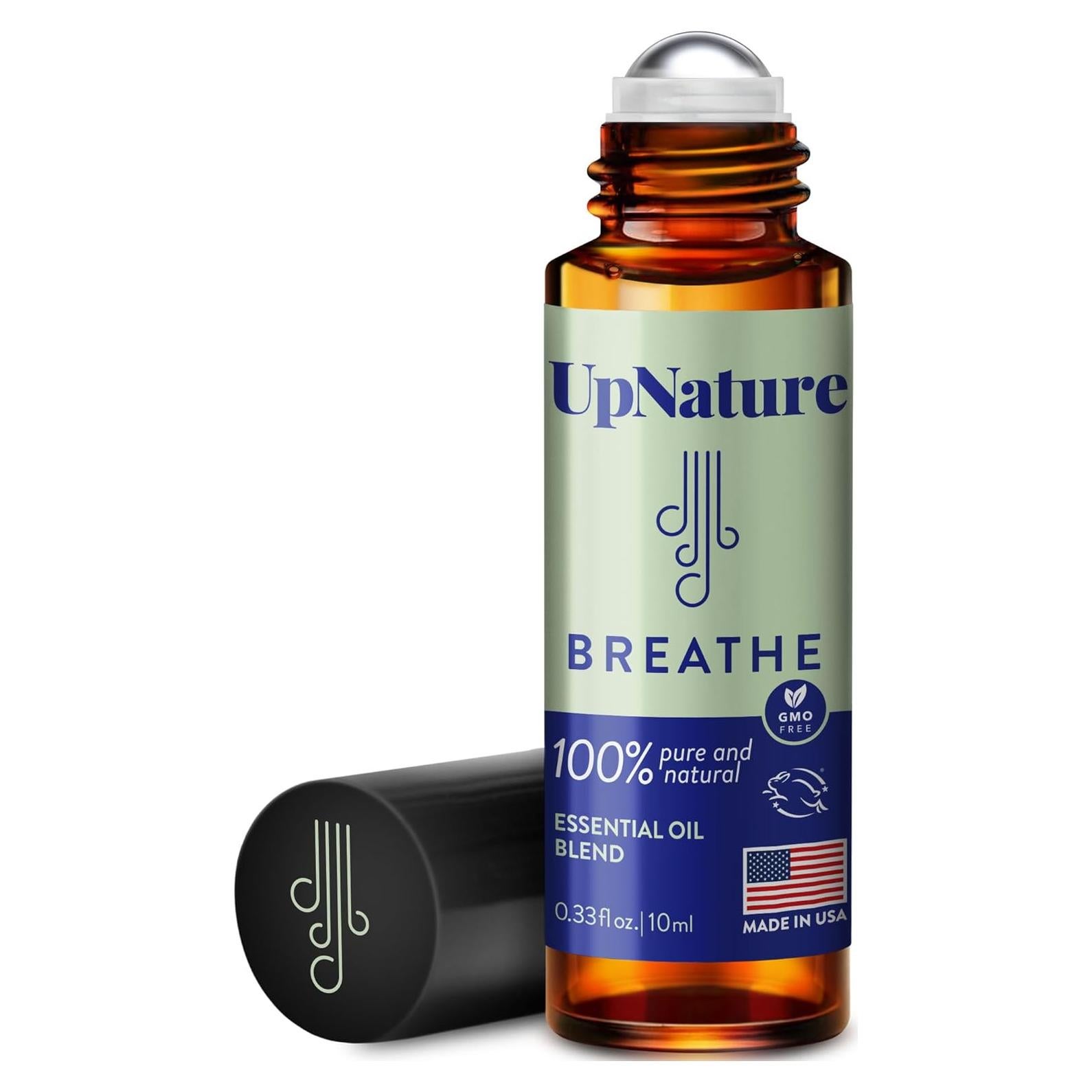 Aceite Esencial Roll On Breathe UpNature 9.8ml - Respiración Natural