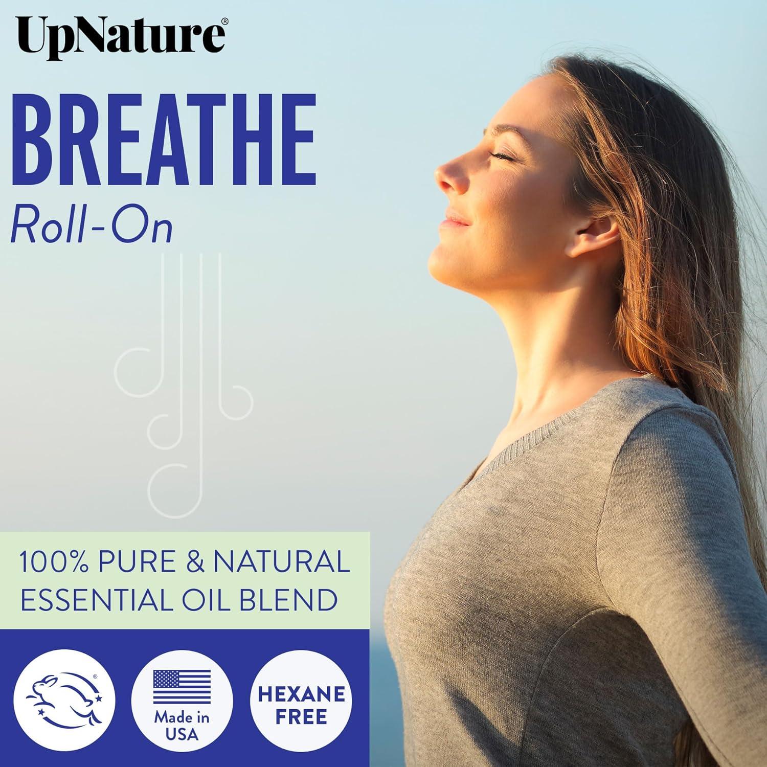 Aceite Esencial Roll On Breathe UpNature 9.8ml - Respiración Natural