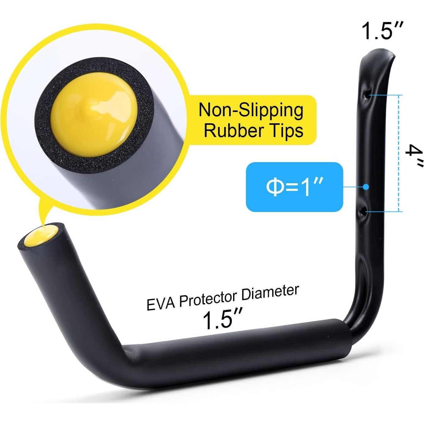 Ganchos de Almacenamiento GEEDAR 4 Piezas 45kg Garaje