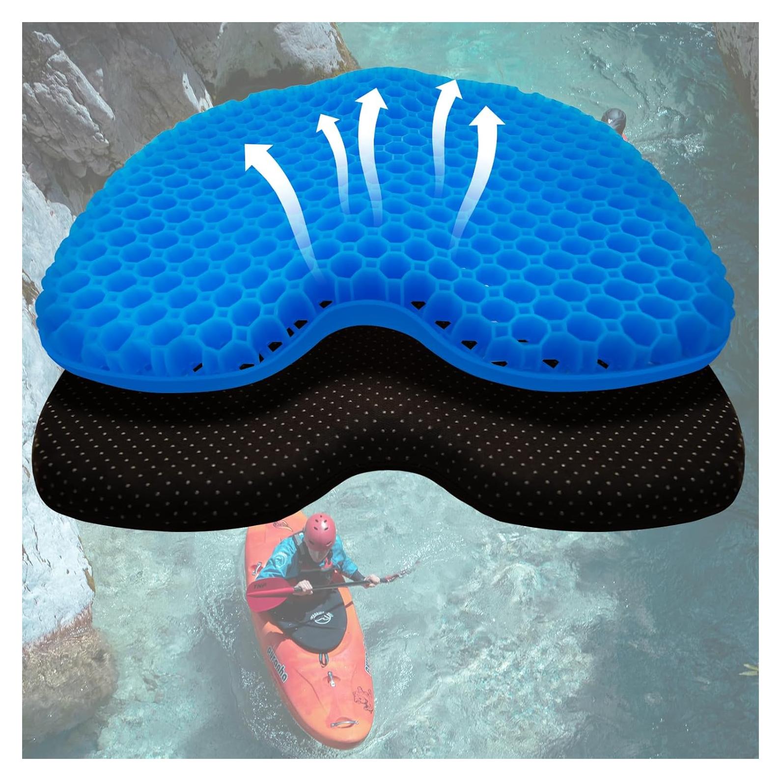 Cojín de Asiento para Kayak Ohaayoo Gel Impermeable 38x31cm