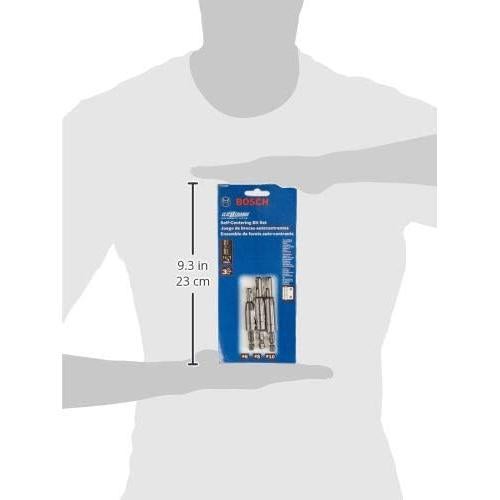 Juego de Brocas Autocentrantes Bosch CC2430 - 3 Piezas