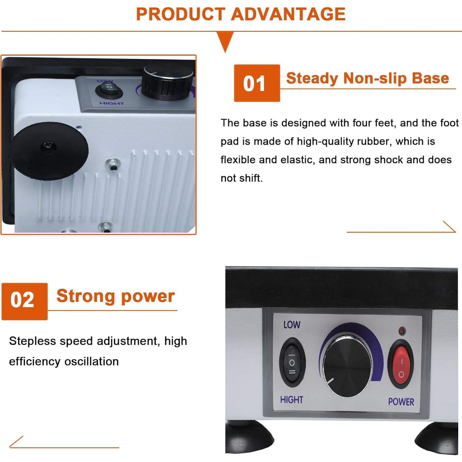 Vibrador de Laboratorio JT-51B 110V 120W Alta Eficiencia