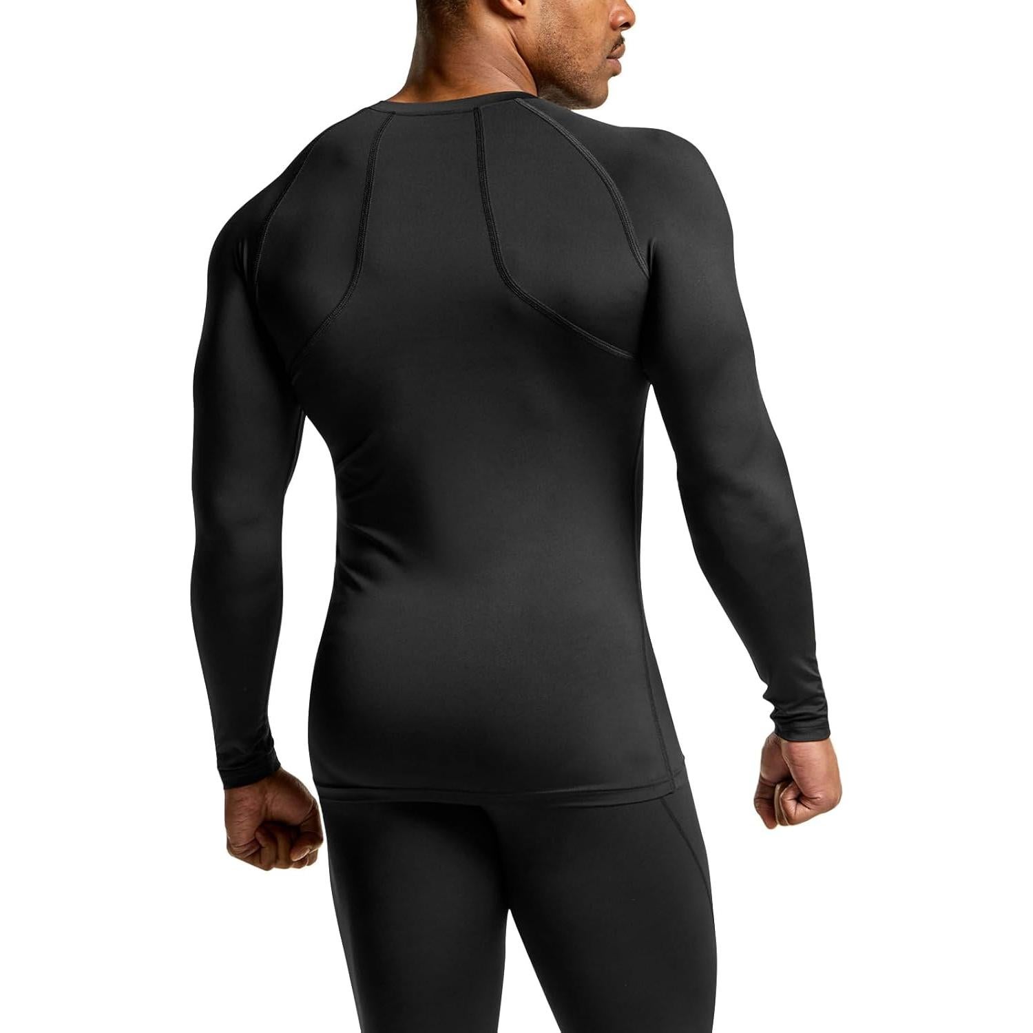 Camiseta de Compresión ATHLIO Manga Larga UPF 50+ Hombre