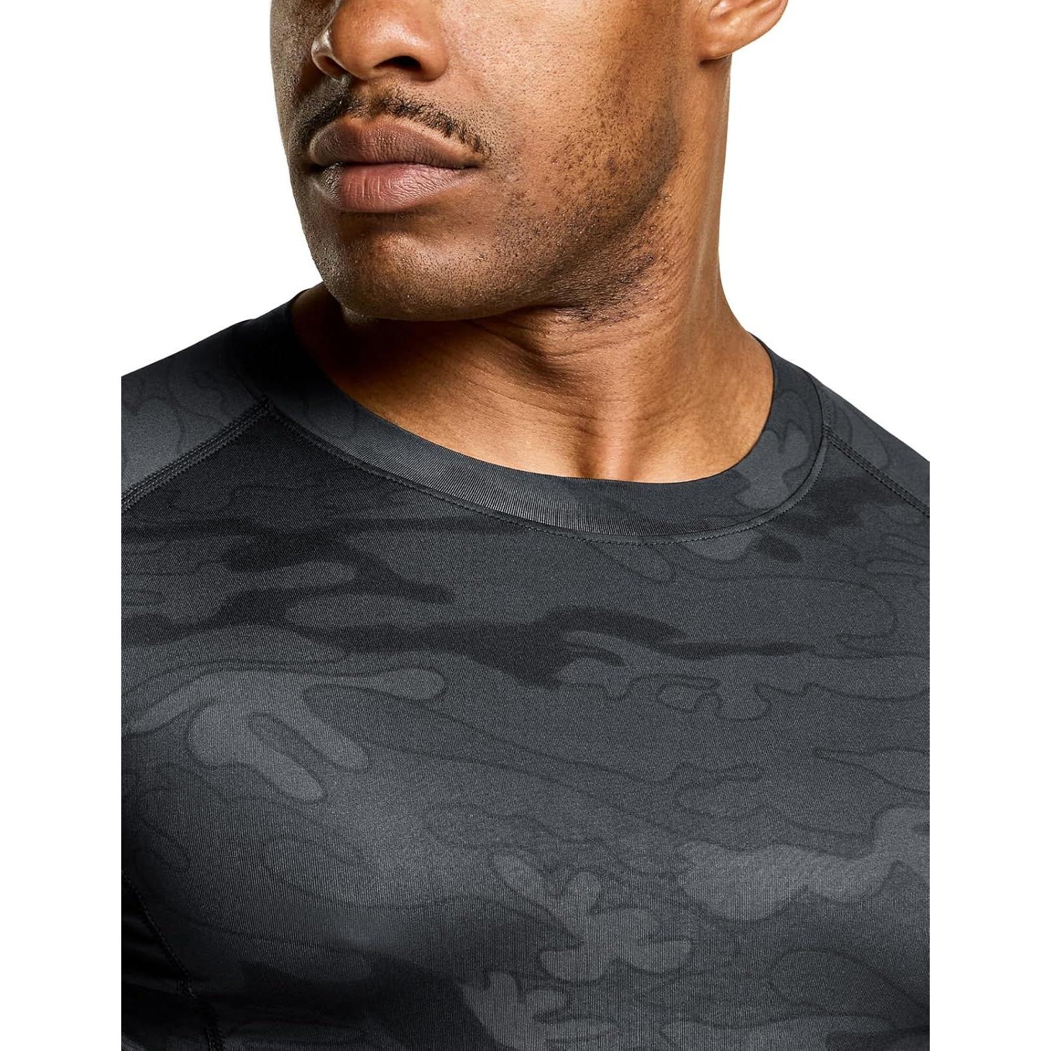 Camiseta de Compresión ATHLIO Manga Larga UPF 50+ Hombre