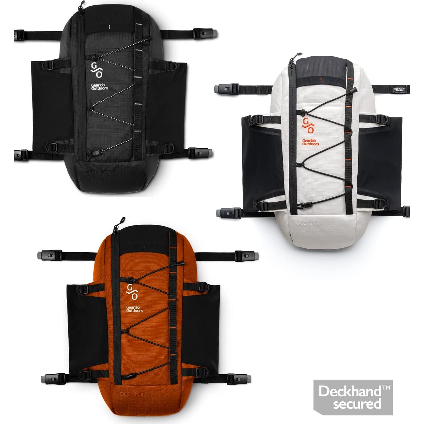 Gearlab Deck Pod 2 - Bolsa para kayak 6L con sistema Deckhand
